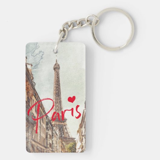 Parijs Sleutelhanger (achterkant)