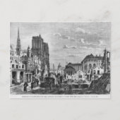 Parijs, sloop van een deel van de Cite Briefkaart (Voorkant)