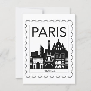 Parijs souvenir briefkaart