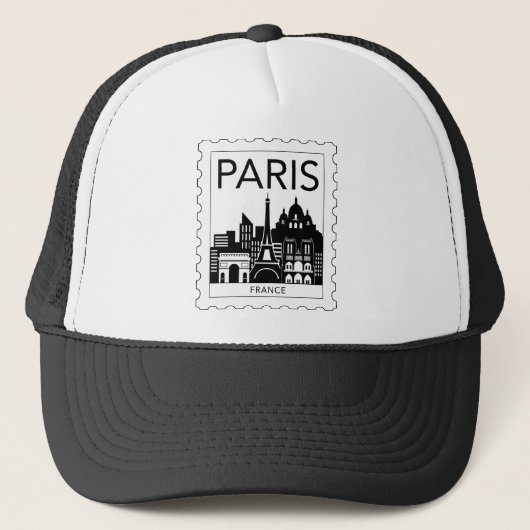 Parijs souvenir trucker pet (Voorkant)