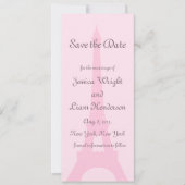  Parijs sparen de Datum Save The Date (Voorkant)