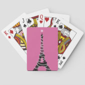 Parijs Sparkles Poker Cards fuchsia Pokerkaarten (Achterkant)