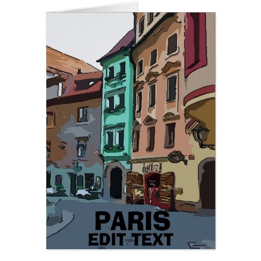 Parijs St. Gebouwen (Voorkant)