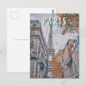 Parijs (stad) briefkaart (Voorkant / Achterkant)