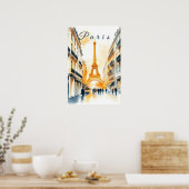 Parijs stad poster (Keuken)