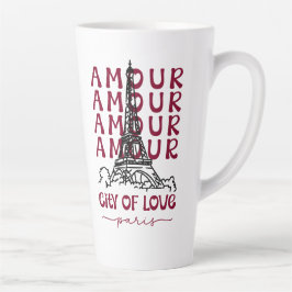 Parijs Stad van de Liefde – Eiffeltoren Latte Mok