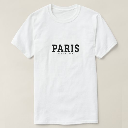Parijs - Stad van het Licht T-shirt (Design voorkant)