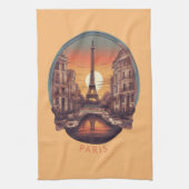 Parijs, Stad van Liefde & Licht Theedoek (Verticaal)