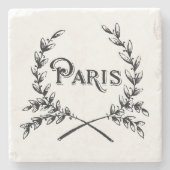 Parijs Stenen Onderzetter (Voorkant)