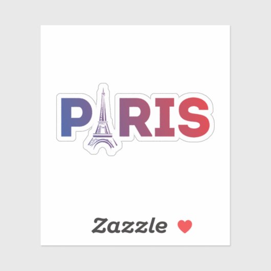 Parijs Sticker (Vel)