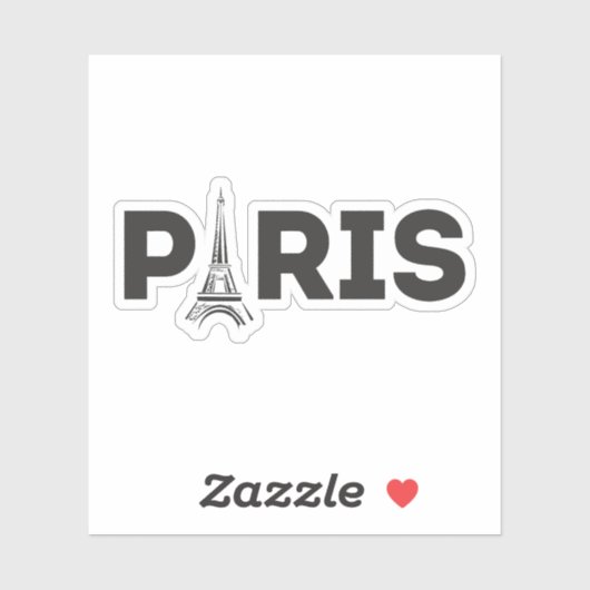 Parijs Sticker (Vel)
