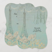  Parijs - Stijlvolle repetitie Kaart (Voorkant / Achterkant)