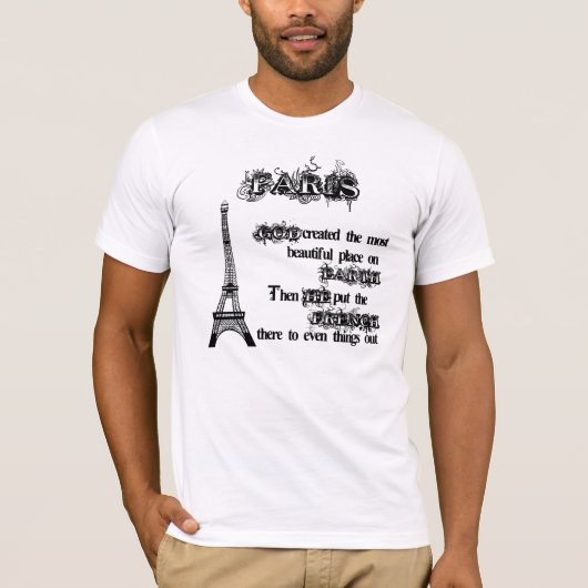 Parijs T-shirt (Voorkant)