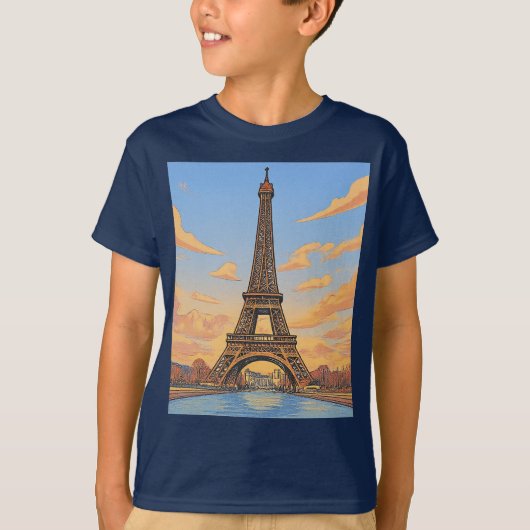 Parijs T-shirt (Voorkant)