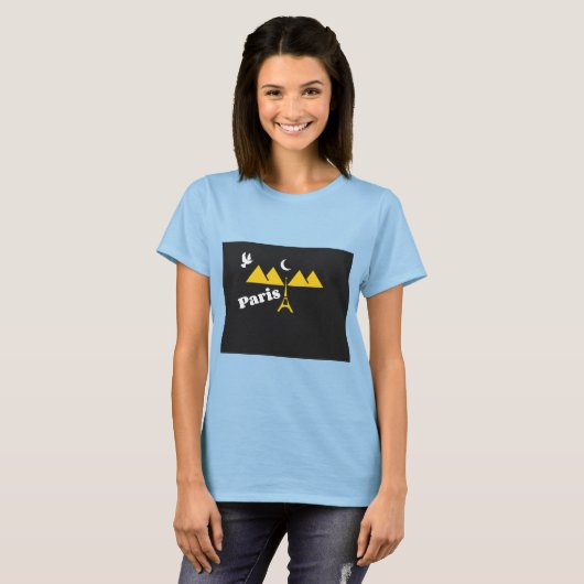 Parijs T-Shirts Voor vrouwen...................... (Voorkant volledig)