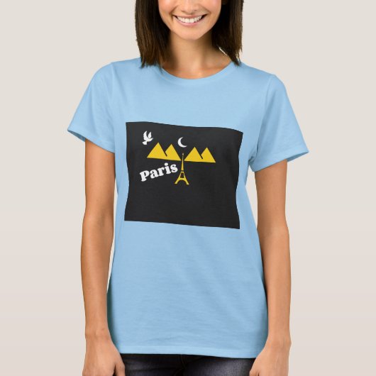 Parijs T-Shirts Voor vrouwen...................... (Voorkant)