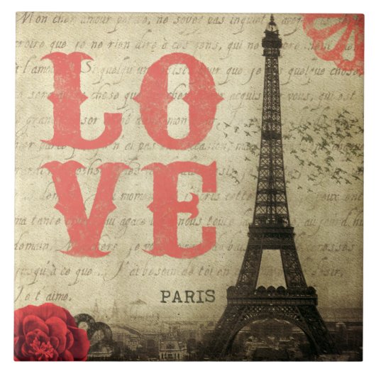  Parijs Tegeltje (Voorkant)