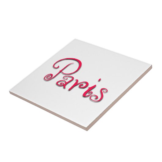 Parijs Tegeltje (Zijkant)