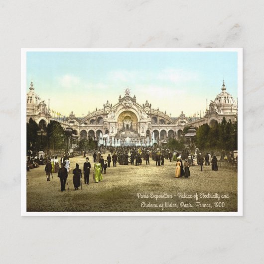 Parijs-tentoonstelling van 1900 Briefkaart (Voorkant)