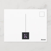 Parijs, Texas briefkaart (Achterkant)