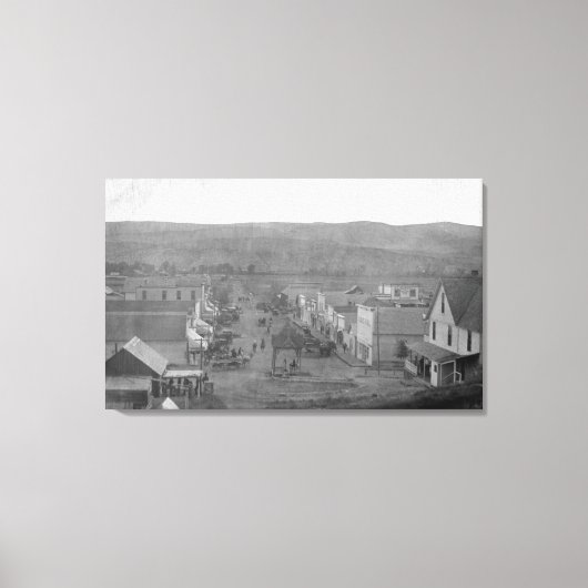 Parijs, TexasAerial Uitzicht TownParis, TX Canvas Afdruk (Voorkant)