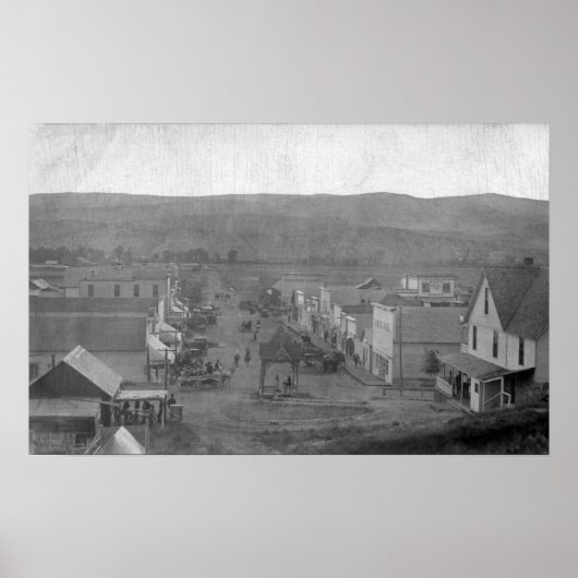 Parijs, TexasAerial Uitzicht TownParis, TX Poster (Voorkant)