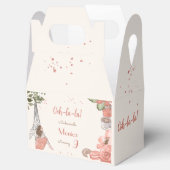 Parijs thema frans verjaardagsfeest bedankdoosjes (Geopend)