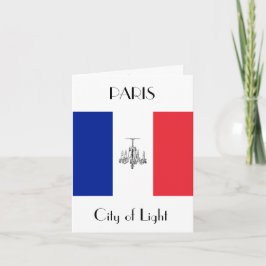 Parijs thema Franse Mode Note Kaart