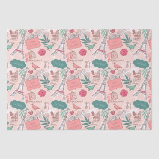 Parijs Tissuepapier (Voorkant)