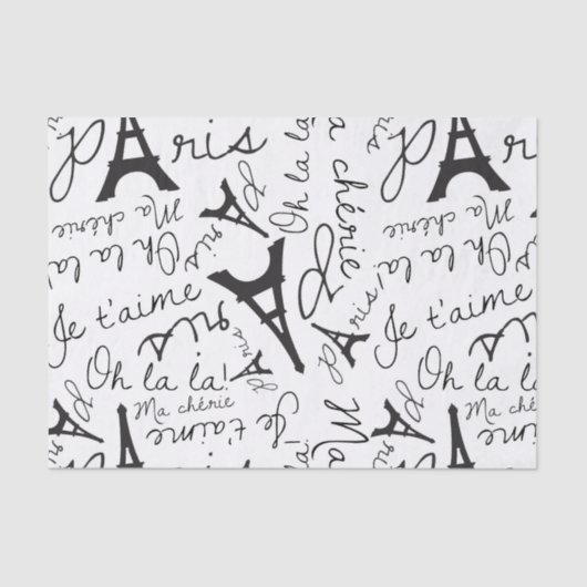  Parijs Tissuepapier (Voorkant)