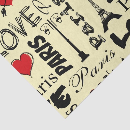 Parijs Tissuepapier (Detail)