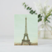 Parijs-toneel; Eiffeltoren in  tonen Briefkaart (Staand voorkant)
