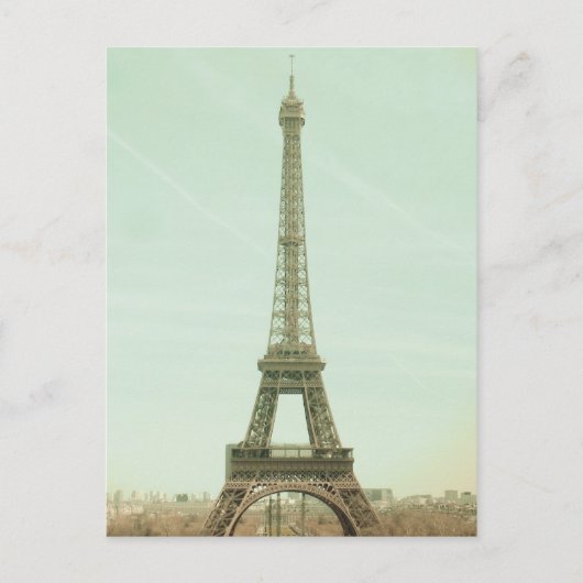 Parijs-toneel; Eiffeltoren in  tonen Briefkaart (Voorkant)