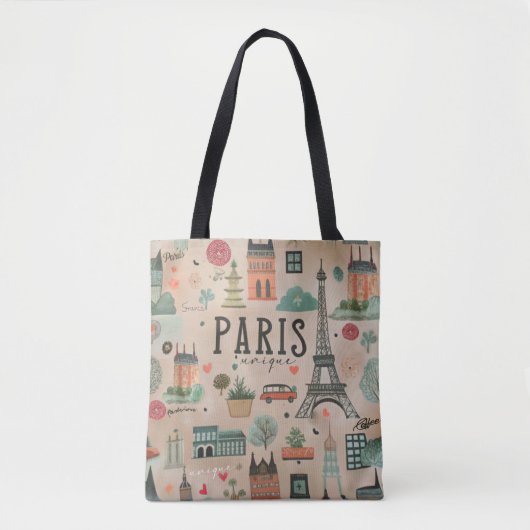 Parijs Tote Bag (Voorkant)