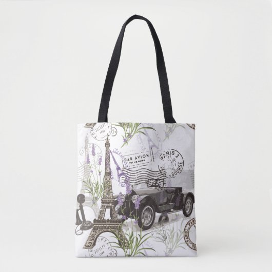  Parijs Tote Bag (Voorkant)