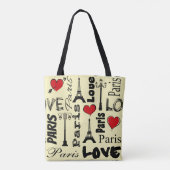 Parijs Tote Bag (Achterkant)
