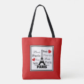 Parijs Tote Bag (Achterkant)