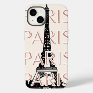 Parijs Travel Art, Travel Art, Pastel, Minimalisti Case-Mate iPhone 14 Hoesje