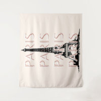 Parijs Travel Art, Travel Art, Pastel, Minimalisti