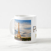 Parijs trekt meer Parijs alsjeblieft Golden Glitte Koffiemok (Voorkant links)