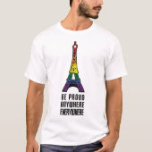 Parijs trots t-shirt (Voorkant)
