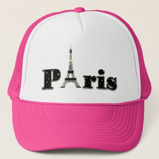 Parijs Trucker Pet (Voorkant)
