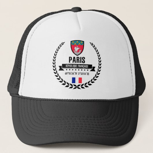 Parijs Trucker Pet (Voorkant)