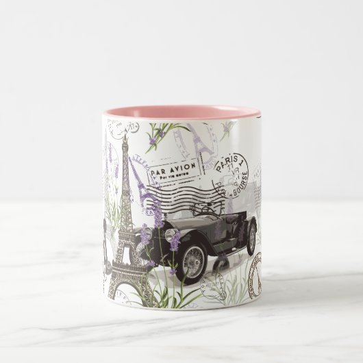 Parijs Tweekleurige Koffiemok (Center)