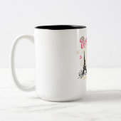 Parijs Tweekleurige Koffiemok (Links)