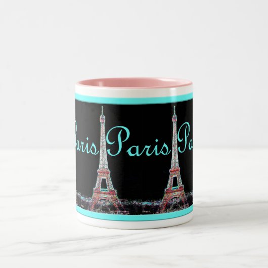 Parijs Tweekleurige Koffiemok (Center)