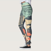 Parijs typografie: abstract Eiffel poster. Leggings (Links)