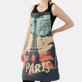 Parijs typografie: abstract Eiffel poster. Schort (Insitu)