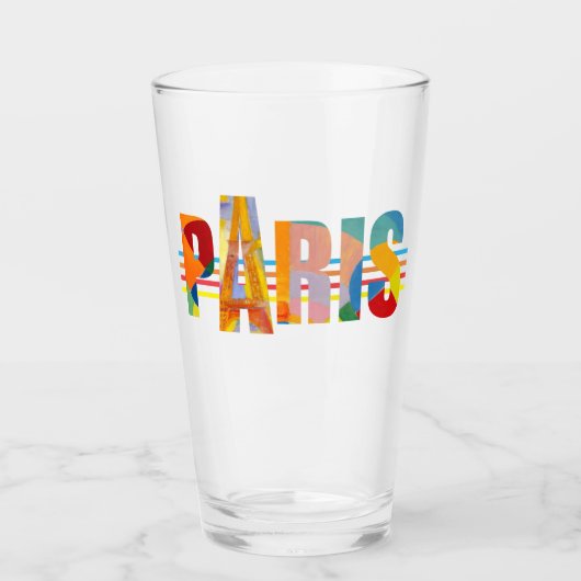 Parijs (typografie) glas (Voorkant)