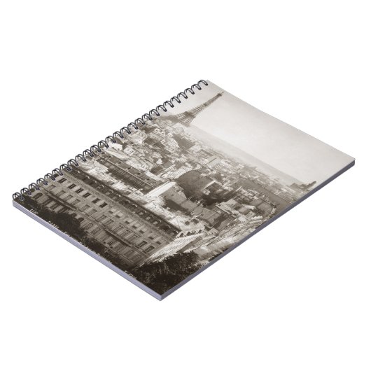 Parijs: Uitzicht van de lucht, 1900 Notitieboek (Linkerzijde)